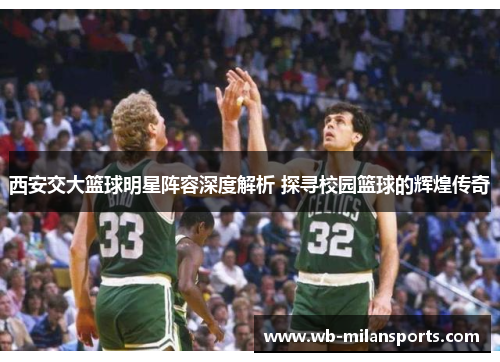 西安交大篮球明星阵容深度解析 探寻校园篮球的辉煌传奇